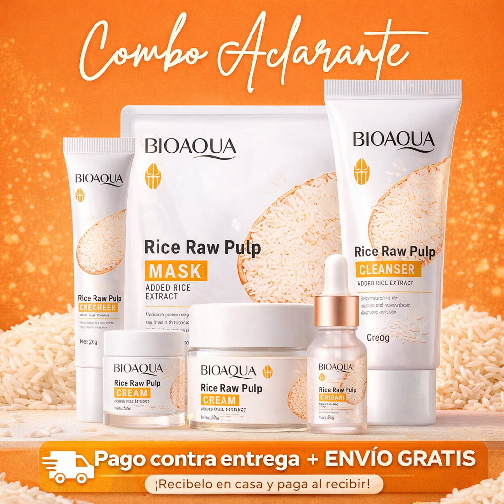 ¡Transforma tu piel con BIOAQUA Rice Raw Pulp!