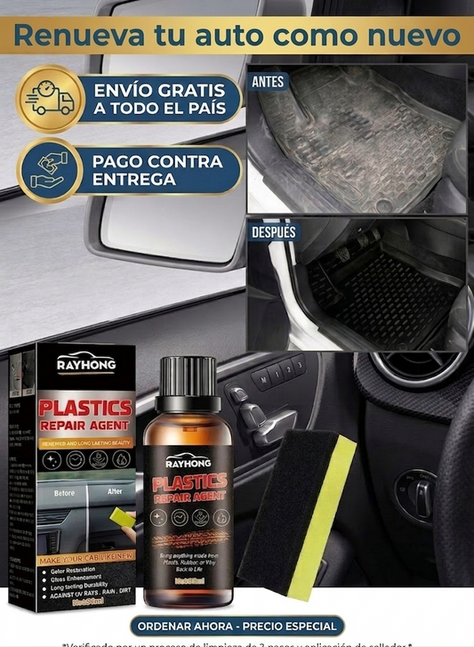 Renueva Plástico Ultra | Forma una capa Protectora que dura Meses